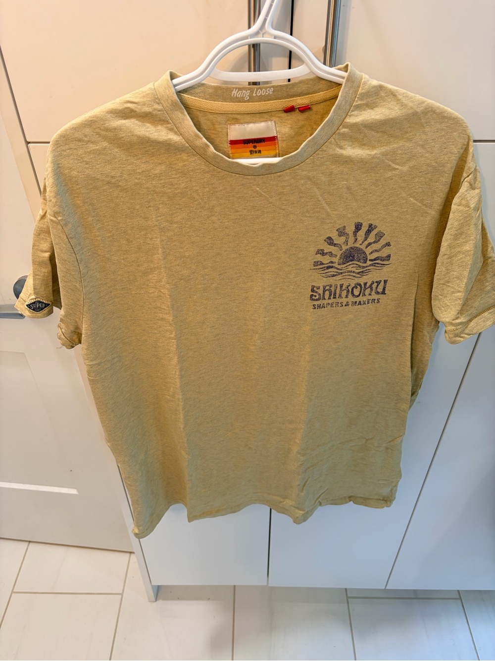 Superdry Shikoku Graphic Crewneck Tee - Olive